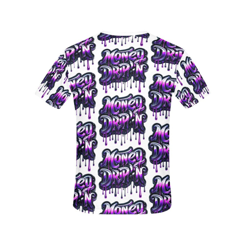 PurpleBlack Money Drip'n - Women's T-Shirt