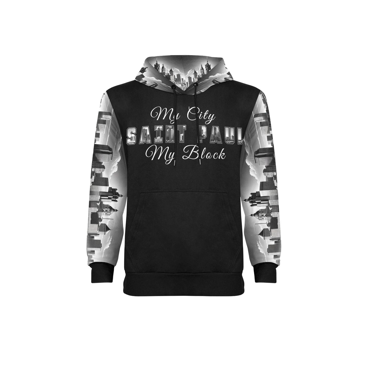 My City, Saint Paul, My Block - Men's Long Sleeve Fleece Hoodie