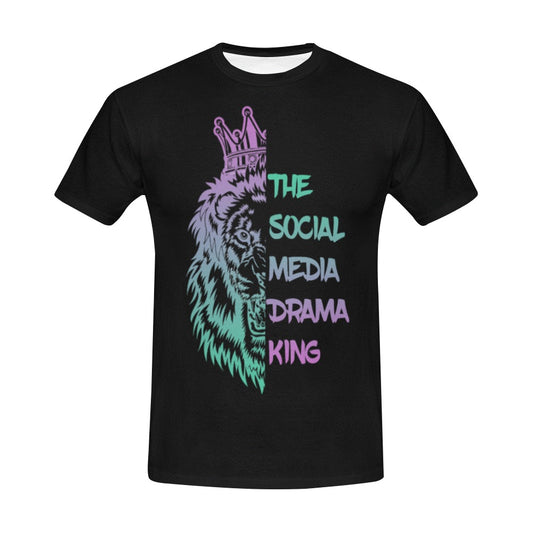 The Social Media Drama King - Men's T-Shirt