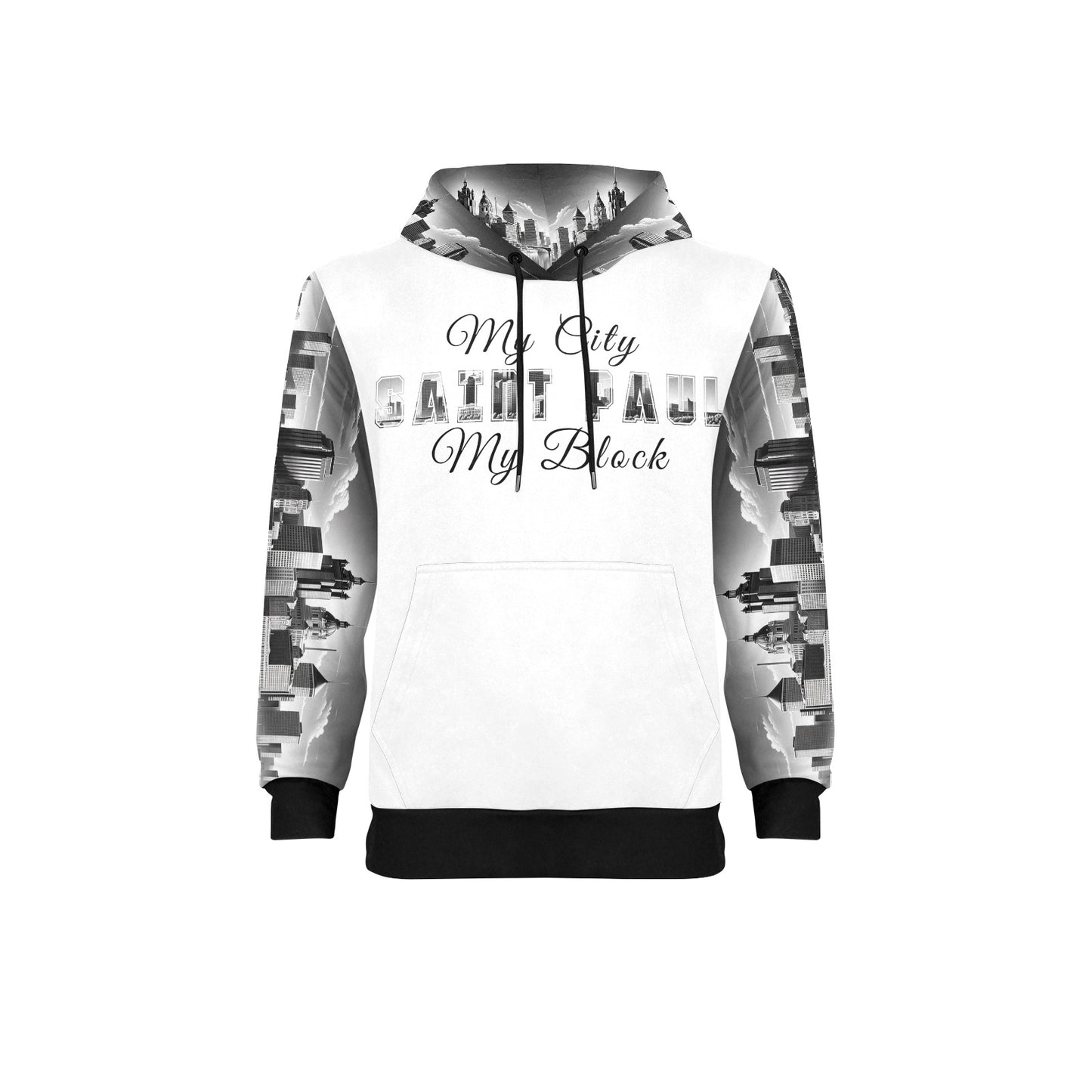 My City, Saint Paul, My Block - Men's Long Sleeve Fleece Hoodie