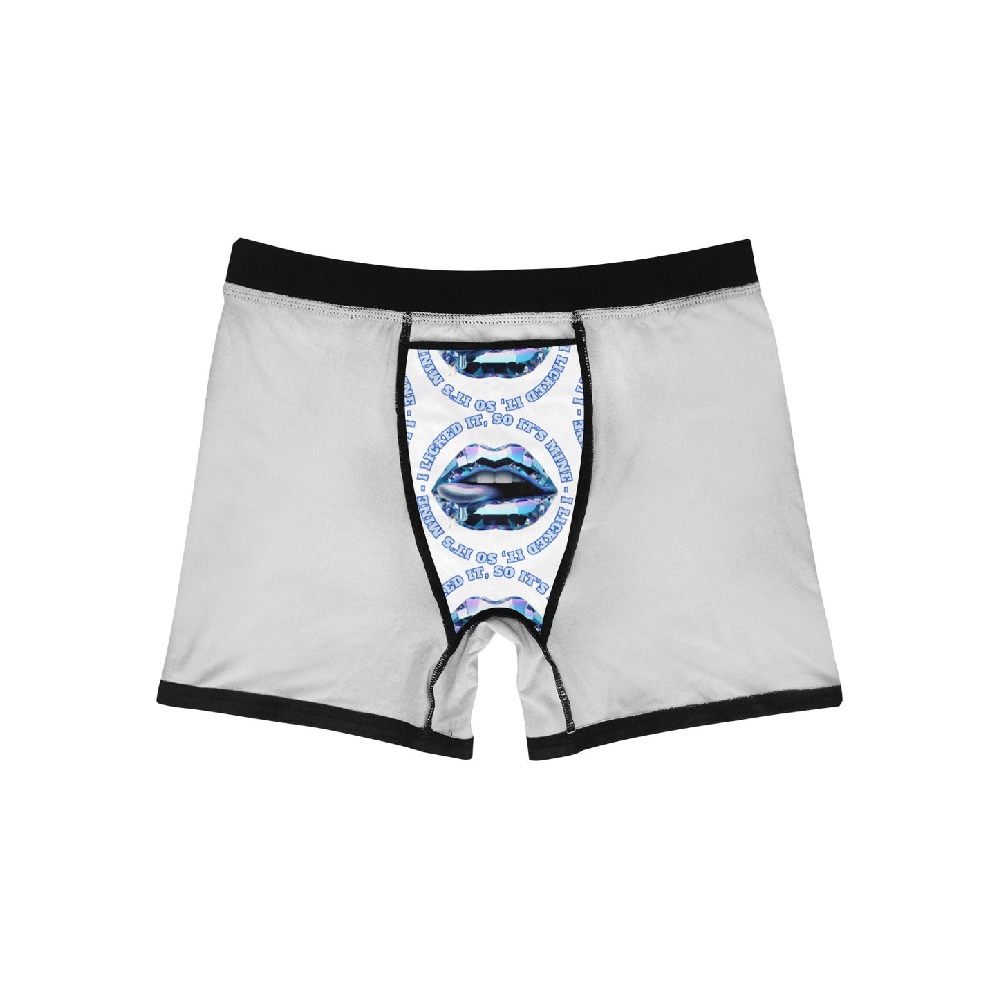 I Licked It, So It's Mine - Crystal Blue - Men's Boxer Briefs With Inner Pocket