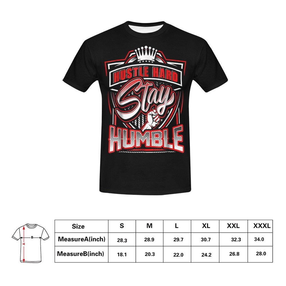 Hustle Hard Stay Humble - Men's T-Shirt