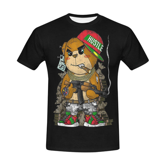 Hustle Bear - Men's T-Shirt