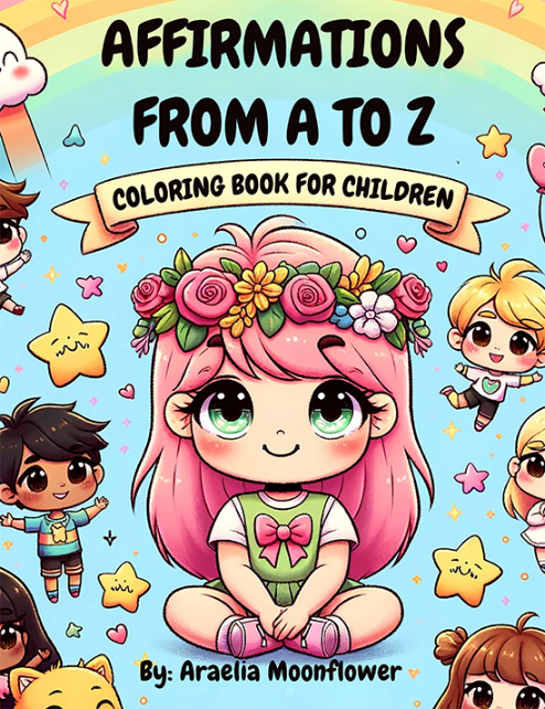 Affirmations from A to Z: Coloring Book For Children