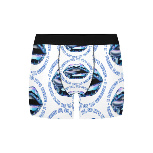 I Licked It, So It's Mine - Crystal Blue - Men's Boxer Briefs With Inner Pocket