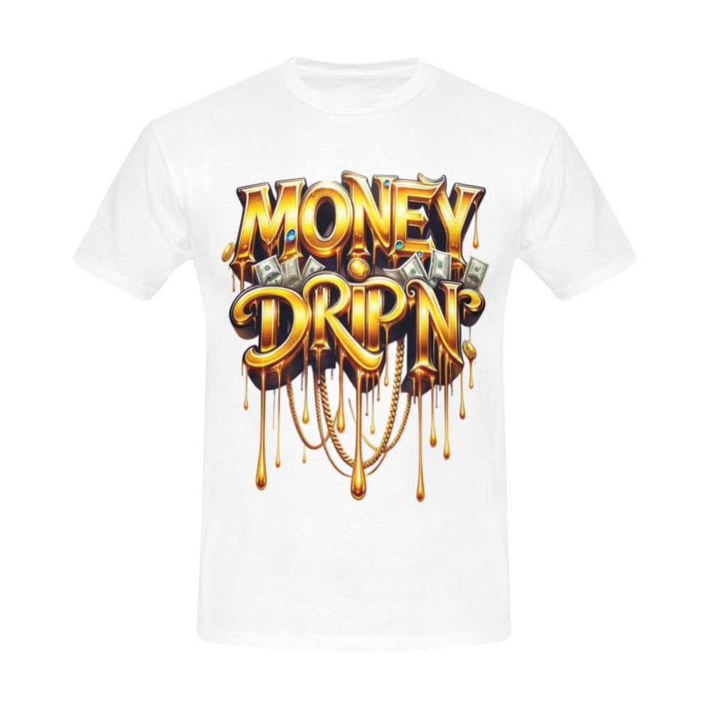 Gold Money Drip'n - Men's T-Shirt