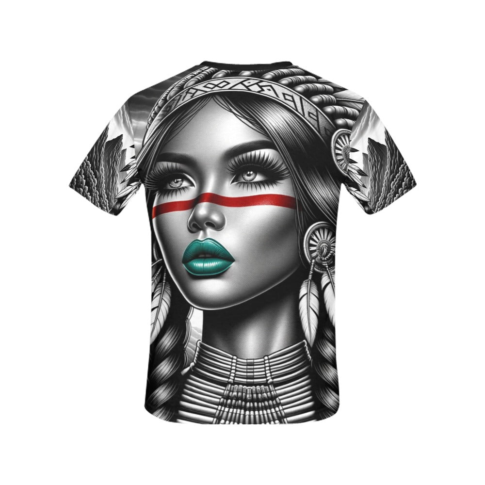 Native American Woman - Women's T-Shirt