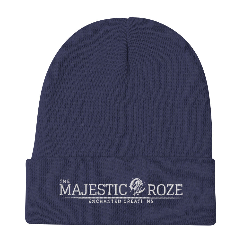 The Majestic Roze - Embroidered Beanie