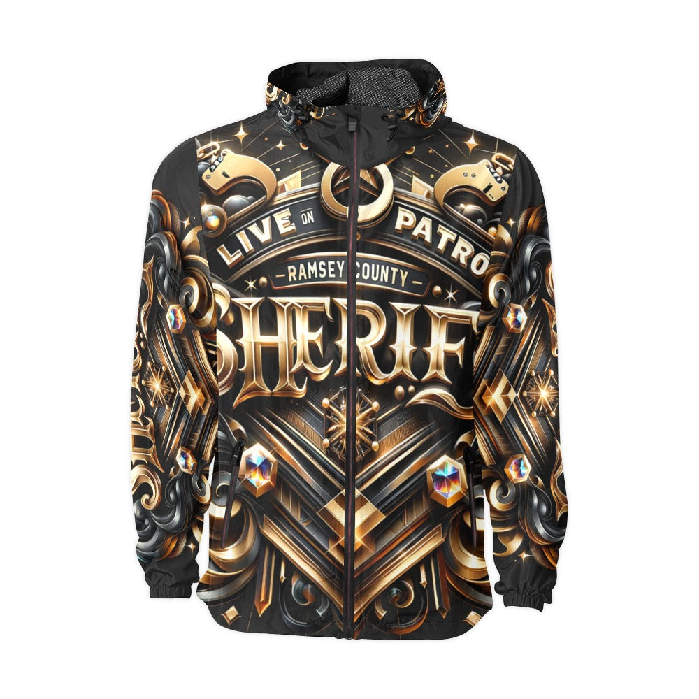 Live On Patrol, Ramsey County Sheriff - Unisex Windbreaker