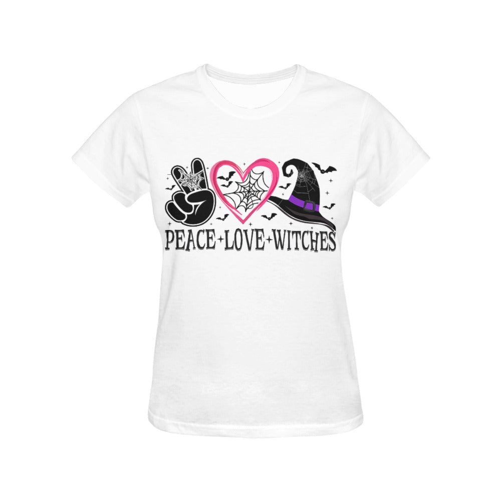 Peace-Love-Witches - Women's T-Shirt