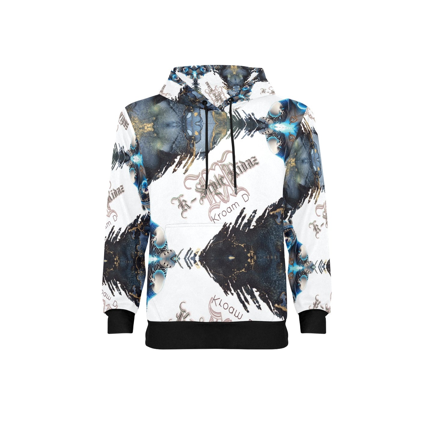 Kroam D "K-Style" - Men's Long Sleeve Fleece Hoodie