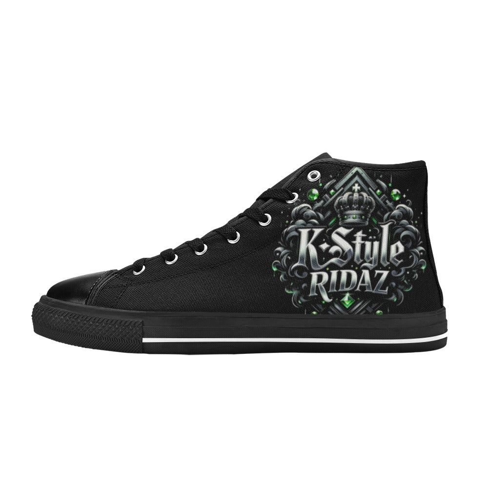 K Style Ridaz - Women's High Top Canvas Shoes