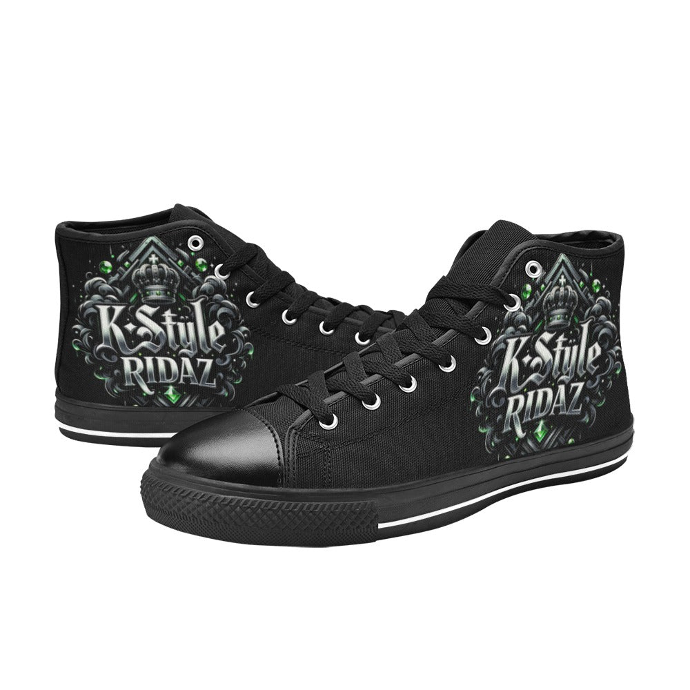 K Style Ridaz - Women's High Top Canvas Shoes