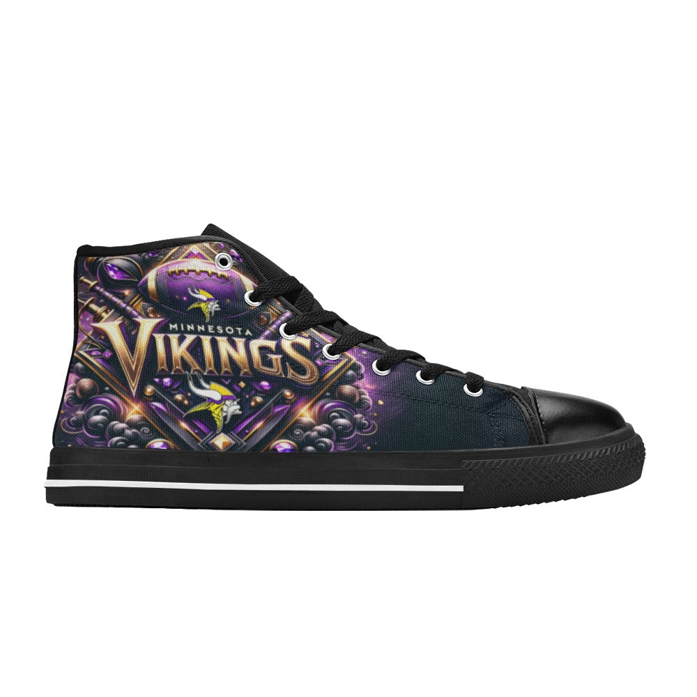 Minnesota Vikings - Men's High-Top Canvas Shoes