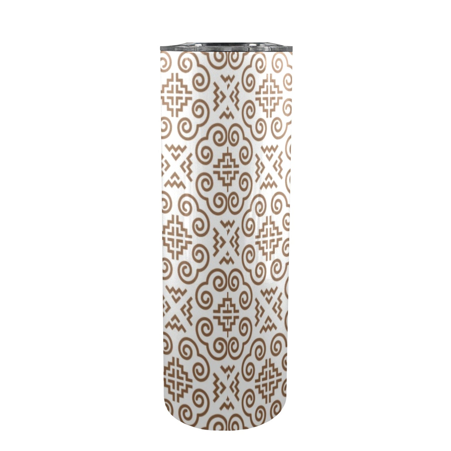 Gold Hmong Design - 20oz Tall Skinny Stainless-Steel Tumbler